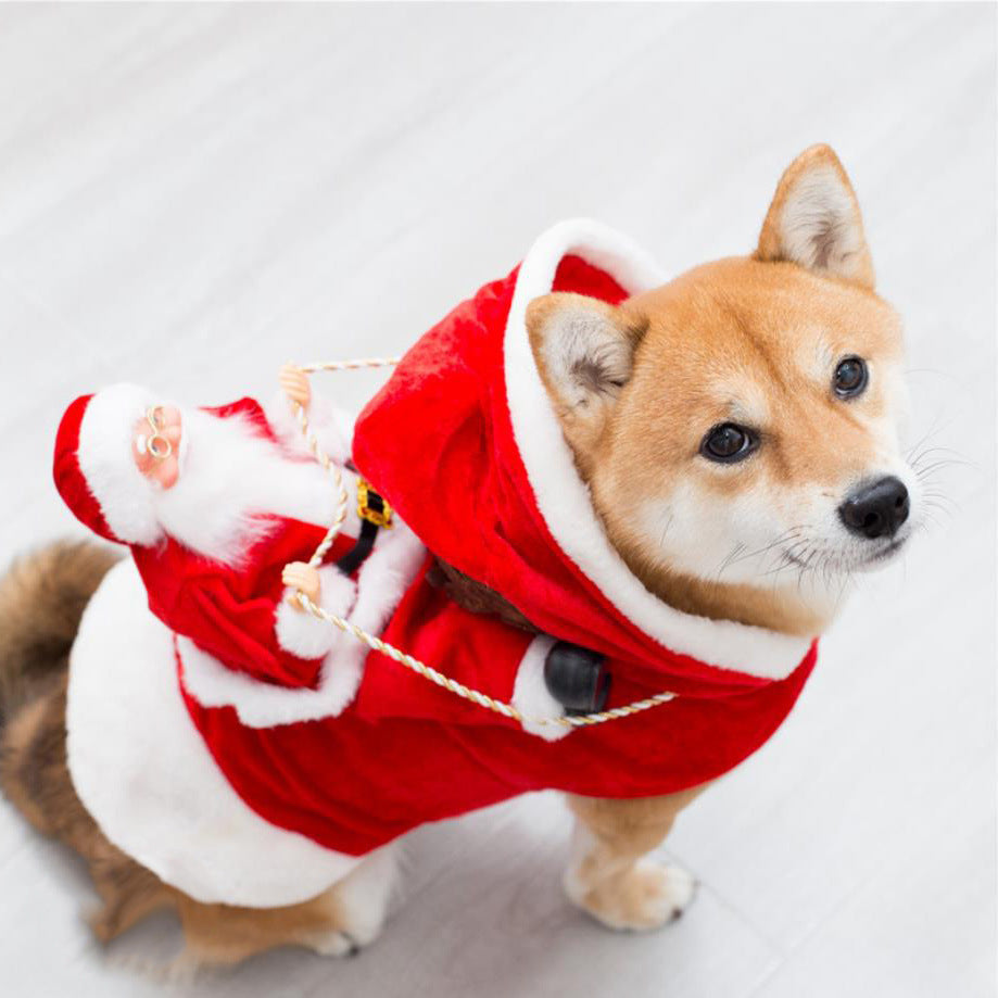 Fashion Christmas Clothes Elf Pet Christmas Costume
