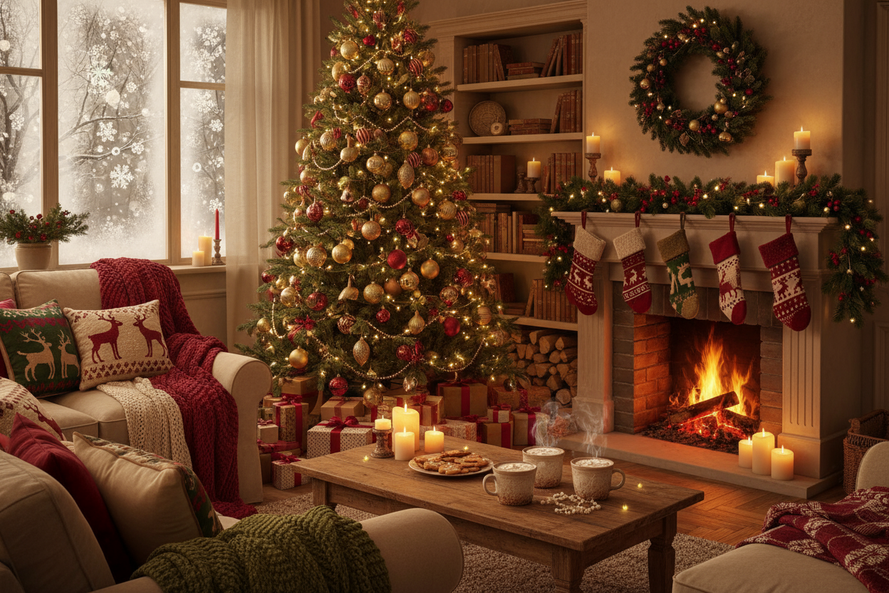 Christmas cozy vibe